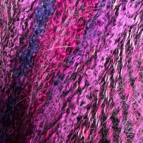 Jinx Senior Plum Knit Vintage Cardigan Sweater -size small - Picture 3 of 4